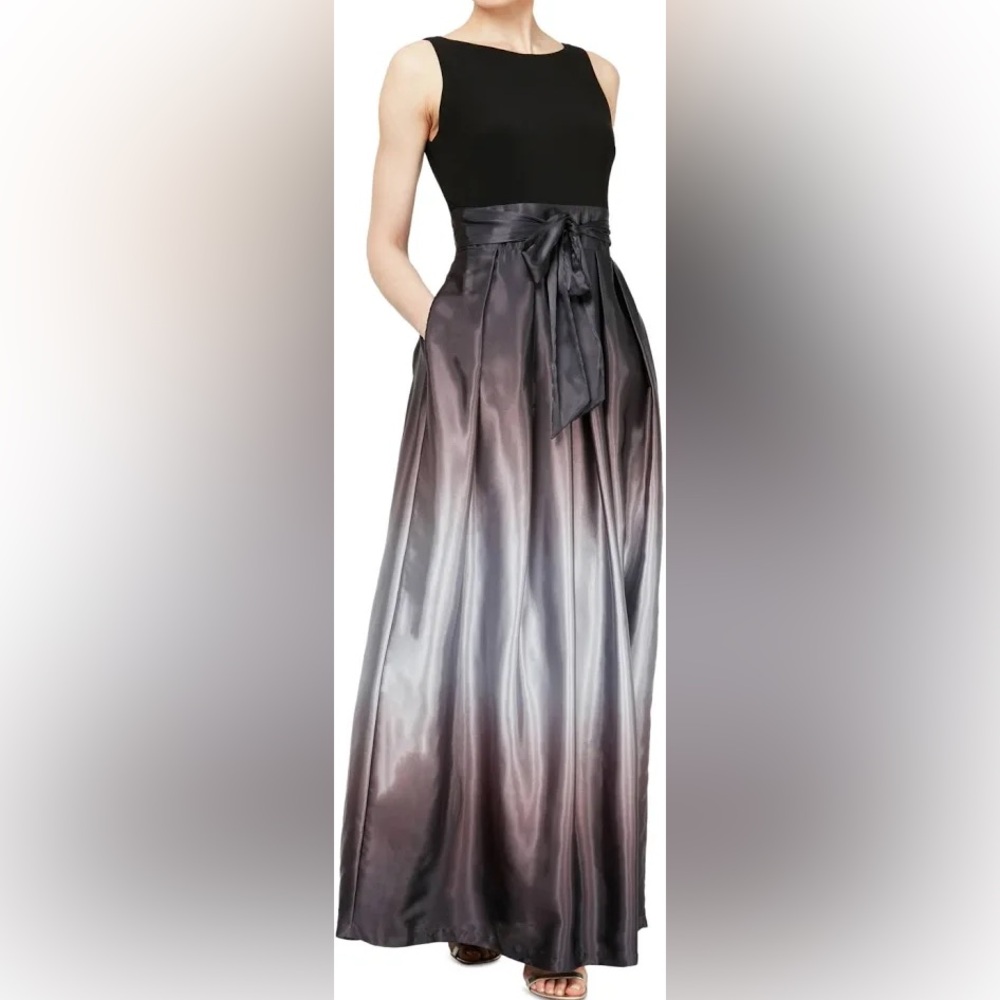 Ignite Evenings Elegant Black ombre Dress